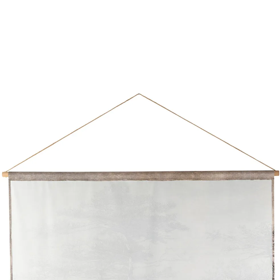 Toile pinacée gris 120x150cm