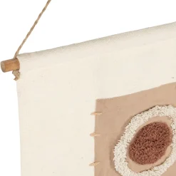 Toile tufté en coton ecru 70xh90cm - Soul Craft