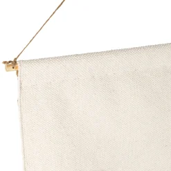 Toile tufté en coton ecru 125x140cm - Organic