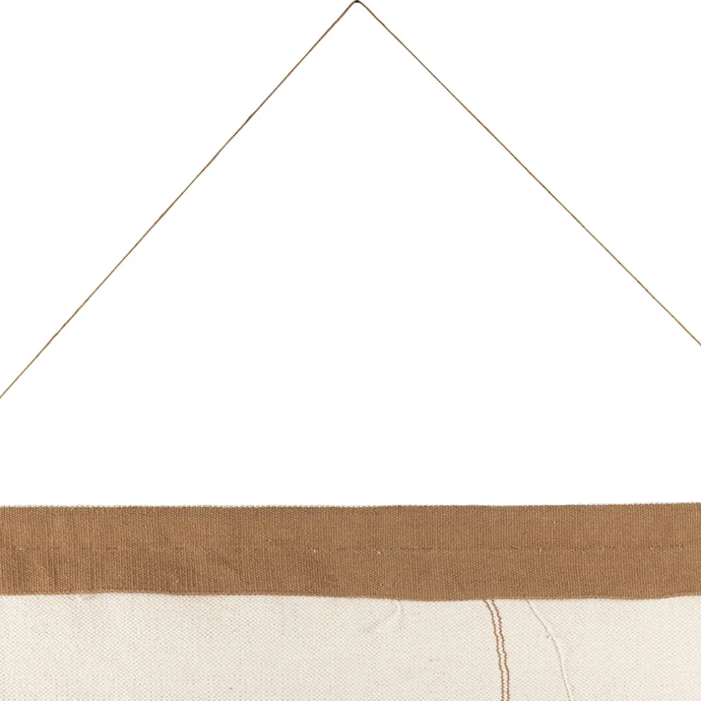 Toile tufté en coton ecru 125x140cm - Organic