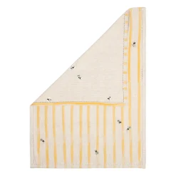Torchon abeille en coton jaune 50x70cm - Beezz