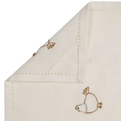 Torchon en coton écru 70x50cm - La Ferme