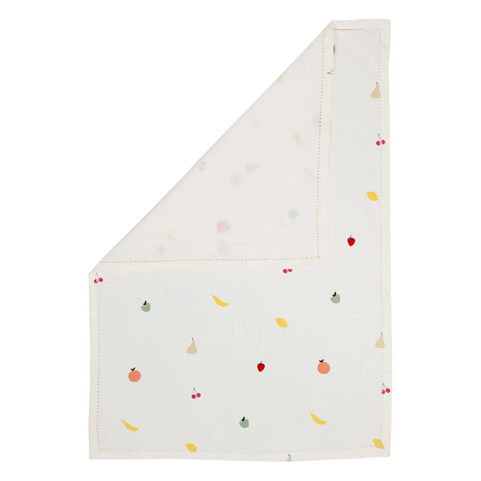 Torchon en coton multicolore 50x70cm - Les Fruits