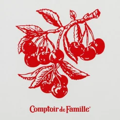 Torchon en coton rouge 50x70cm - Damier