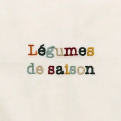 Torchon saison en coton écru 70x50cm - P'tit Legumes