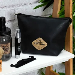 Trousse de toilette pour homme noir 17x24cm