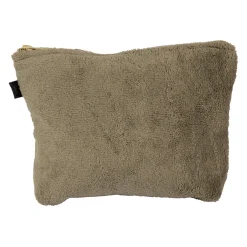 Trousse en velours kaki - St Tropez