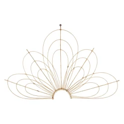 Tête de lit en rotin naturel