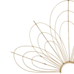 Tête de lit en rotin naturel