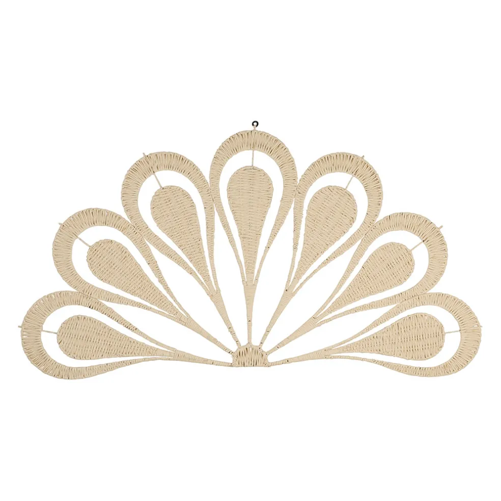 Tête de lit en corde naturel