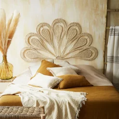 Tête de lit en corde naturel