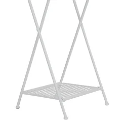 Valet pliant en fer blanc h98cm - charmet