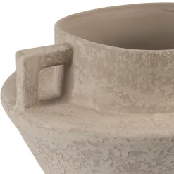 Vase blanc cassé d32xh21.5cm en terre cuite - gena