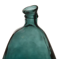 Vase colibri emeraude d26xh47cm verre recyclé