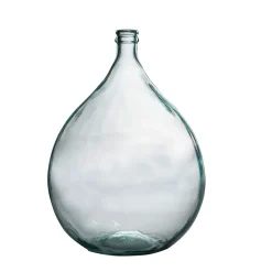 Vase dame jeanne en verre recyclé 34l