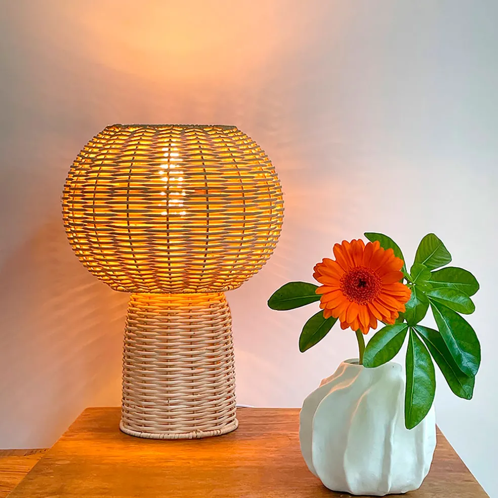 Vase en céramique blanc h10cm