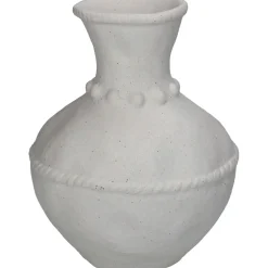 Vase en dolomite blanc h20.7cm