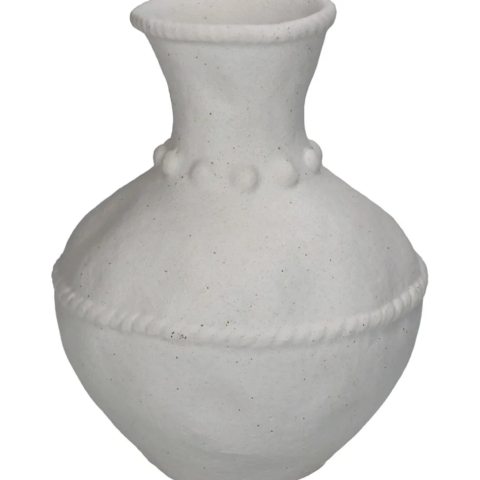 Vase en dolomite blanc h20.7cm
