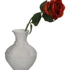 Vase en dolomite blanc h20.7cm