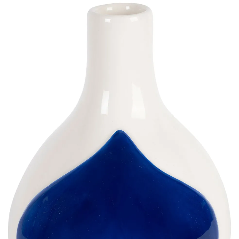 Vase en dolomite écru h22cm - Greeka