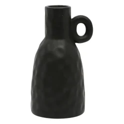 Vase en dolomite noir h20.5cm - Arty folk