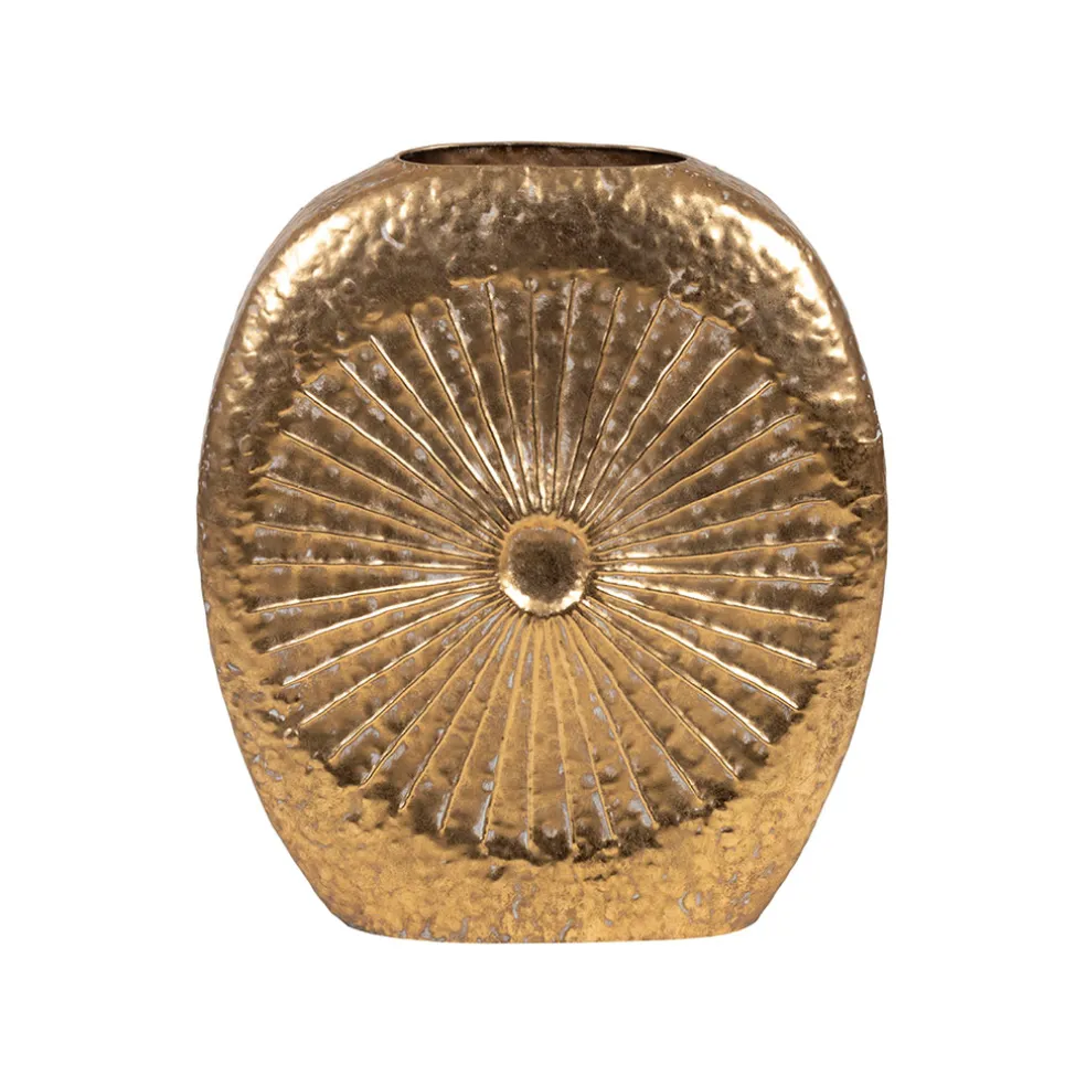 Vase en fer doré xh60cm - Tournoy