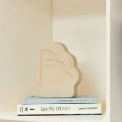 Vase en grès écru h16cm - Greeka