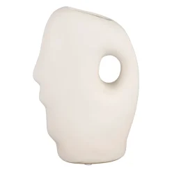Vase en grès ecru 16x8xh23cm - Organic