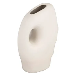 Vase en grès ecru 16x8xh23cm - Organic