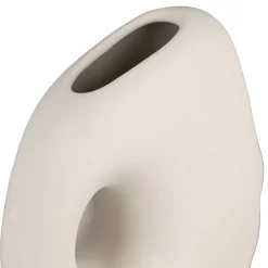 Vase en grès ecru 16x8xh23cm - Organic