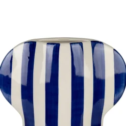 Vase en grès indigo h31.5cm - Artist