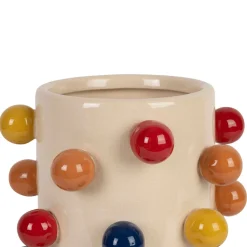 Vase en porcelaine h24cm - Visage Arty