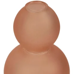 Vase en verre borosiclic terracotta d8.5cm - Funny