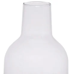 Vase en verre et rotin naturel h35cm - Fantine