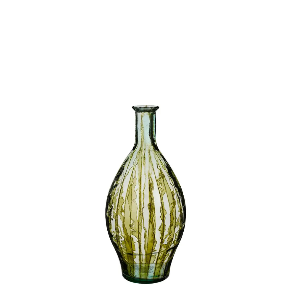 Vase en verre recyclé vert h60cm - Palermo