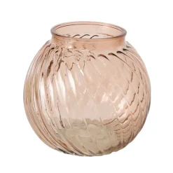 Vase en verre transparent h14cm - Valea