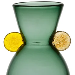 Vase en verre vert h28.5cm - Pop'S