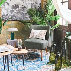 Vase en verre vert h51cm - Simplicity