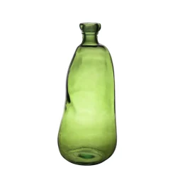 Vase en verre vert h35cm - Simplicity