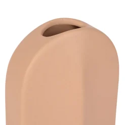 Vase face peche en grès