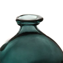 Vase gali emeraude d16xh18cm verre recyclé