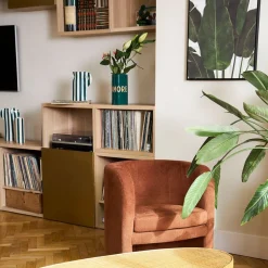 Vase pichet en grès émeraude h24cm - Artist