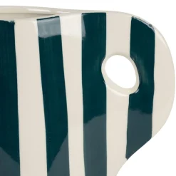 Vase pichet en grès émeraude h24cm - Artist