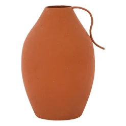 Vase pour fleur séchée en fer terracotta - madeira