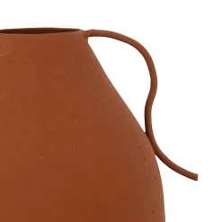 Vase pour fleur séchée en fer terracotta - madeira
