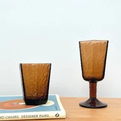 Verre à pied ambre 23cl - Rocky