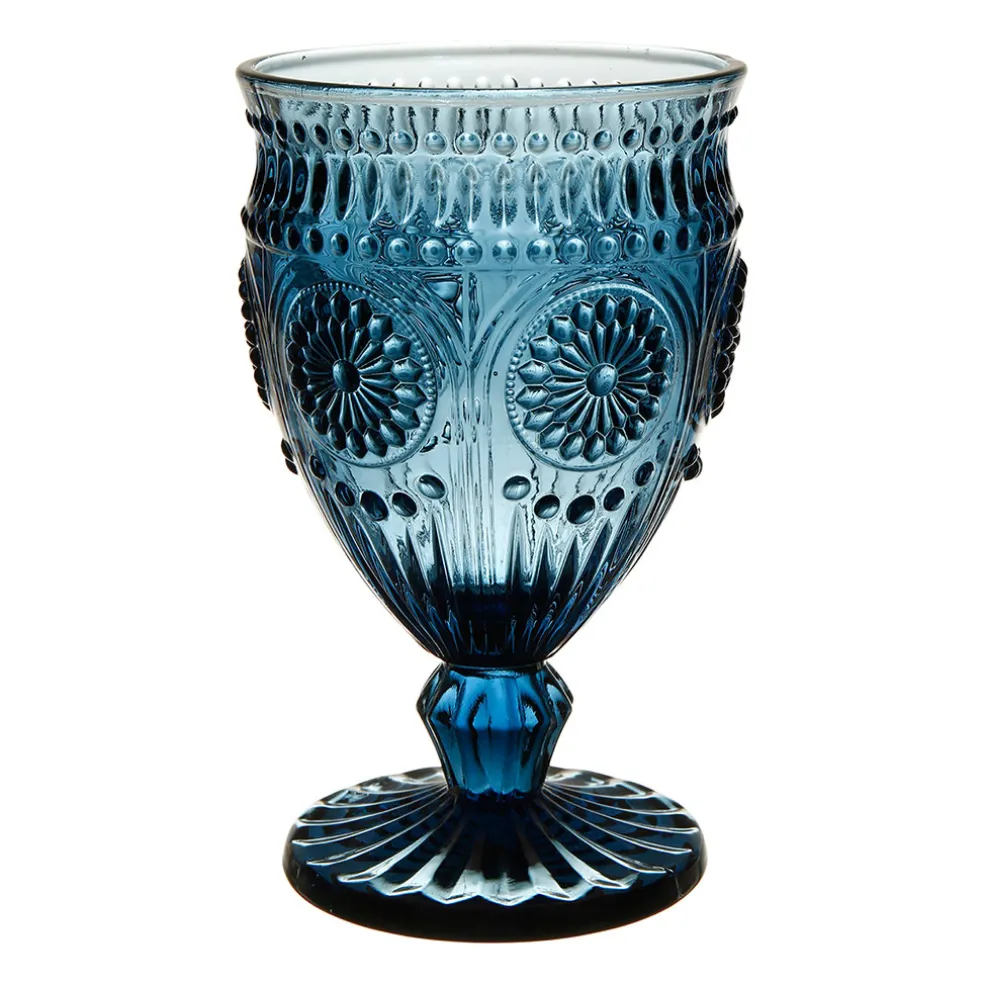Verre à pied Chambord bleu transparent 25Cl