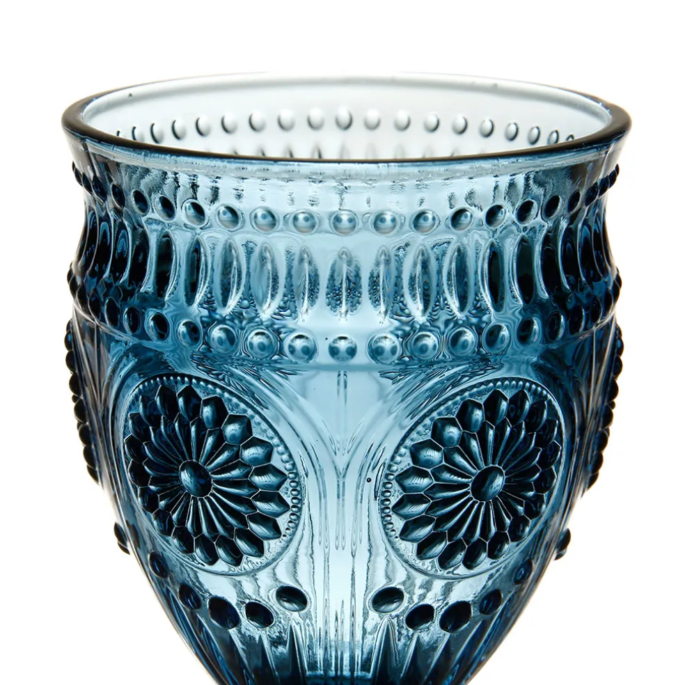 Verre à pied Chambord bleu transparent 25Cl