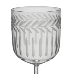 Verre à pied en verre borosilicate transparent 20cl - Azelie