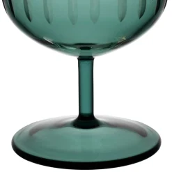 Verre à pied en verre borosilicate émeraude 20cl - Azelie